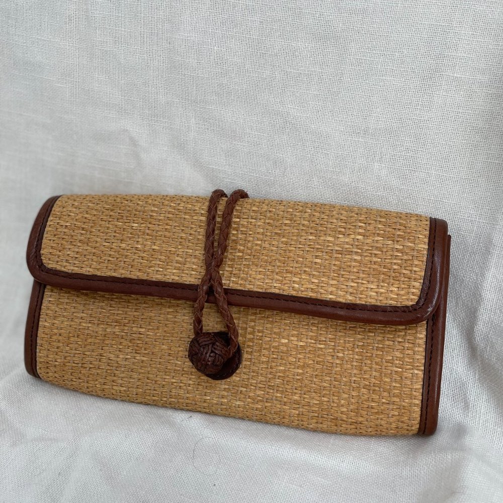 Vintage Eddie Bauer Woven Clutch